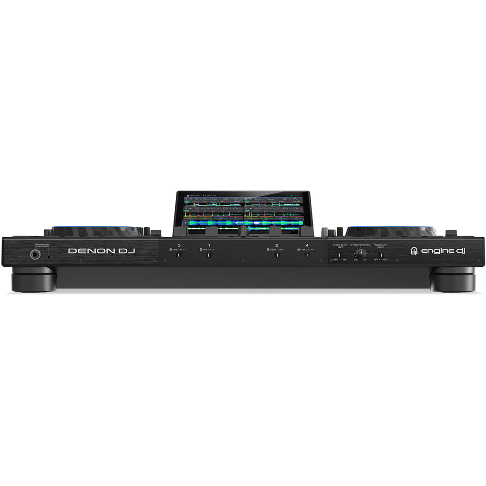 Denon DJ PRIME 4+ Standalone DJ Controller & Mixer with 4 Decks, Wi-Fi Music Streaming, Drop Sampler, 10.1" Touchscreen, Light Control, Internal FX (Open Box)