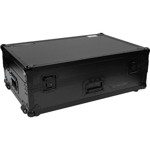 Odyssey Innovative Designs Black Label Glide Case with Wheels for Roland DJ-808 / Denon MC7000 DJ Controller