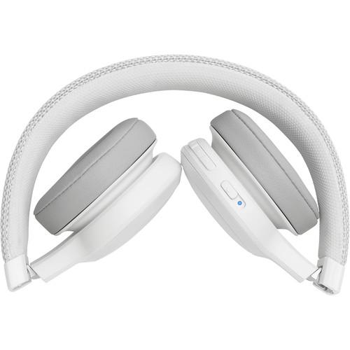 JBL LIVE 400BT Wireless On-Ear Headphones (White)