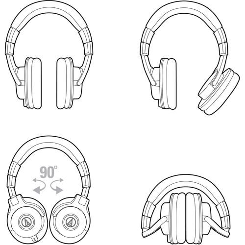 Audio Technica ATH-M40X Professional Monitor Headphones (Open Box)