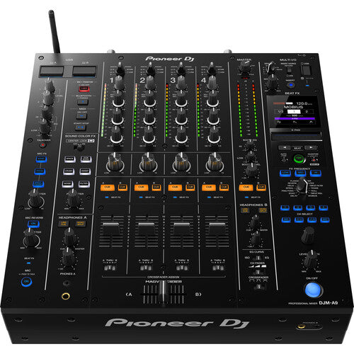 Pioneer DJ DJM-A9 4-Channel Digital Pro-DJ Mixer + Odyssey Black Label Flight Case