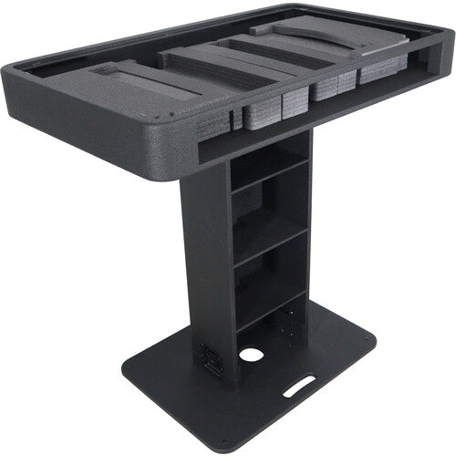 ProX XZF-DJCT BL DJ Control Tower for DJ Controllers with Hard Case (Black)