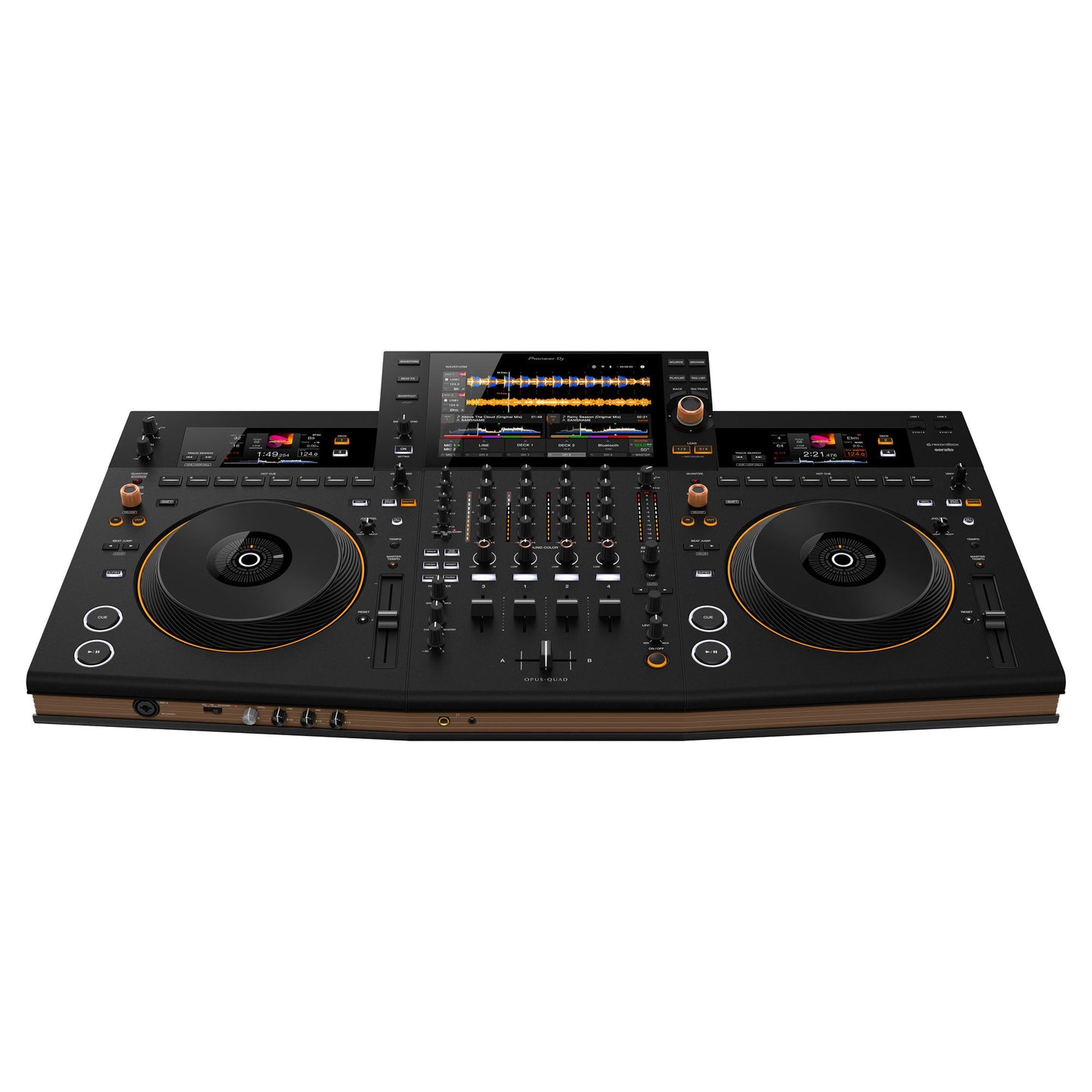 Pioneer DJ OPUS-QUAD All-in-One DJ System + Magma Road Case with Wheels
