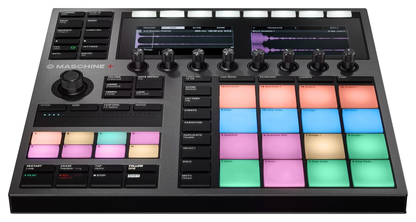 Native Instruments MASCHINE+ Standalone Production and Performance Instrument
