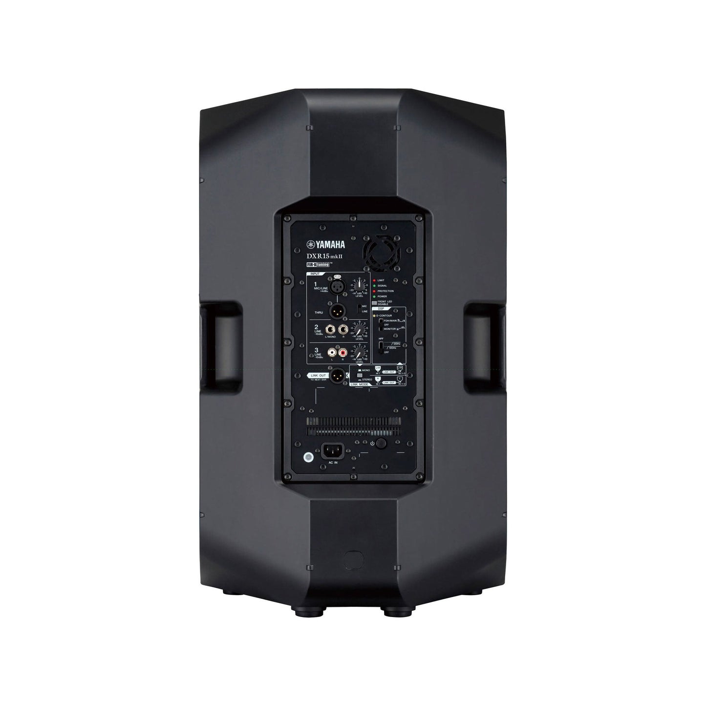 Yamaha DXR15mkII 15 1100W 2-Way Active Loudspeaker Bundle with Cables