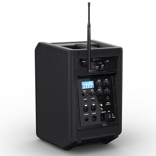 LD Systems ANNY 8 Portable Battery-Powered 8" Bluetooth PA Speaker with Mixer and Bodypack/Headset Mic (Black)