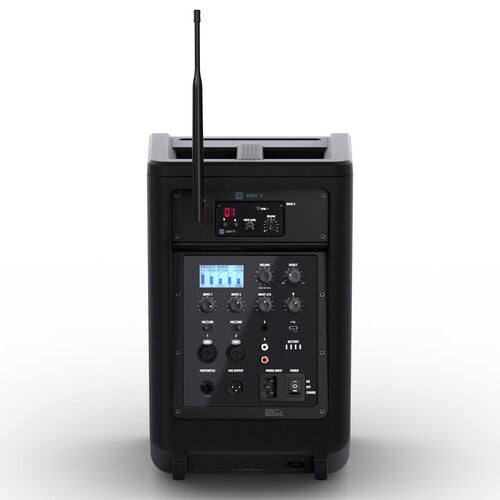 LD Systems ANNY 8 Portable Battery-Powered 8" Bluetooth PA Speaker with Mixer and Bodypack/Headset Mic (Black)