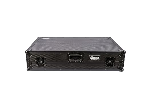 Headliner Low-Profile Flight Case with Wheels for AlphaTheta XDJ-AZ (Pitch Black)