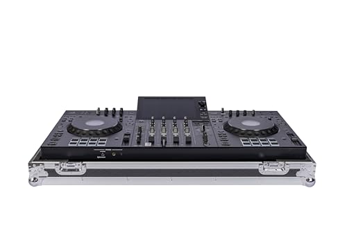 Headliner Low-Profile Flight Case with Wheels for AlphaTheta XDJ-AZ (Silver/Black)
