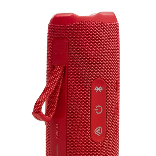 JBL Flip 7 Portable Waterproof Bluetooth Speaker (Red)