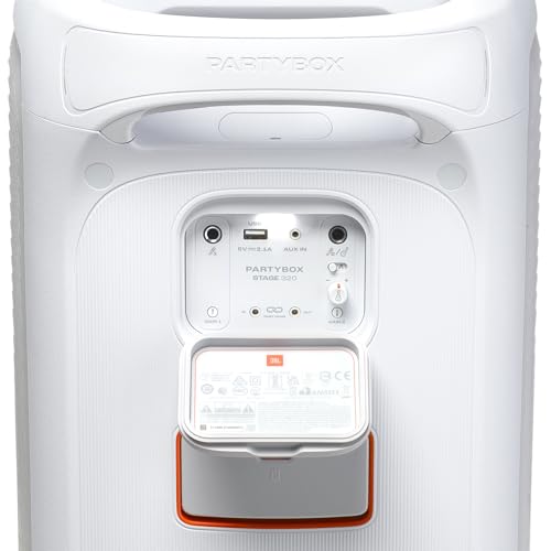 JBL PartyBox Stage 320 240W Wireless Party Speaker (White)