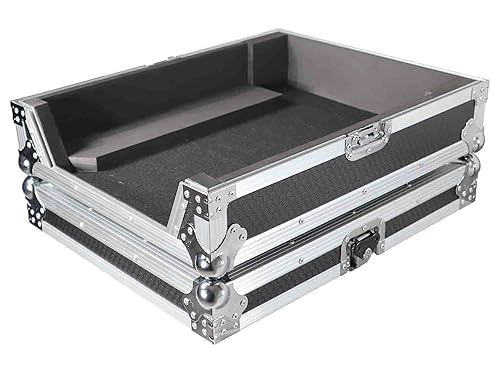 ProX ATA Style Flight Road Case for Pioneer DJM-A9 & DJM V10 DJ Mixer (Black / Silver)
