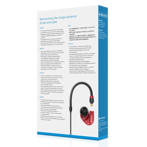 Sennheiser IE 100 PRO In-Ear Monitoring Headphones (Red)