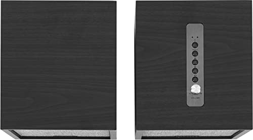 Crosley S200A-BK 4" Active Powered Bluetooth Stereo Speakers, Black