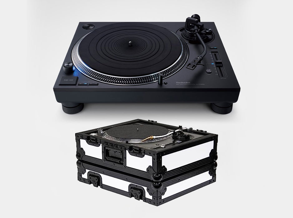 Technics SL-1210GR2-K Direct-Drive Turntable + Odyssey Designer DJ Universal Turntable Flight Case