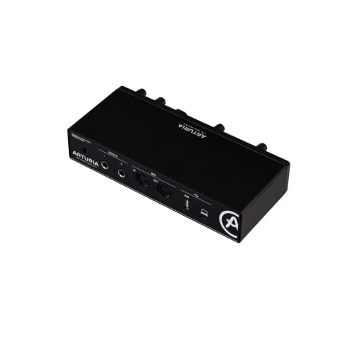 Arturia MiniFuse 2 Portable 2x2 USB Type-C Audio/MIDI Interface (Black)