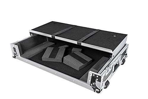 Headliner Flight Case for RANE DJ ONE with Laptop Shelf and Wheels
