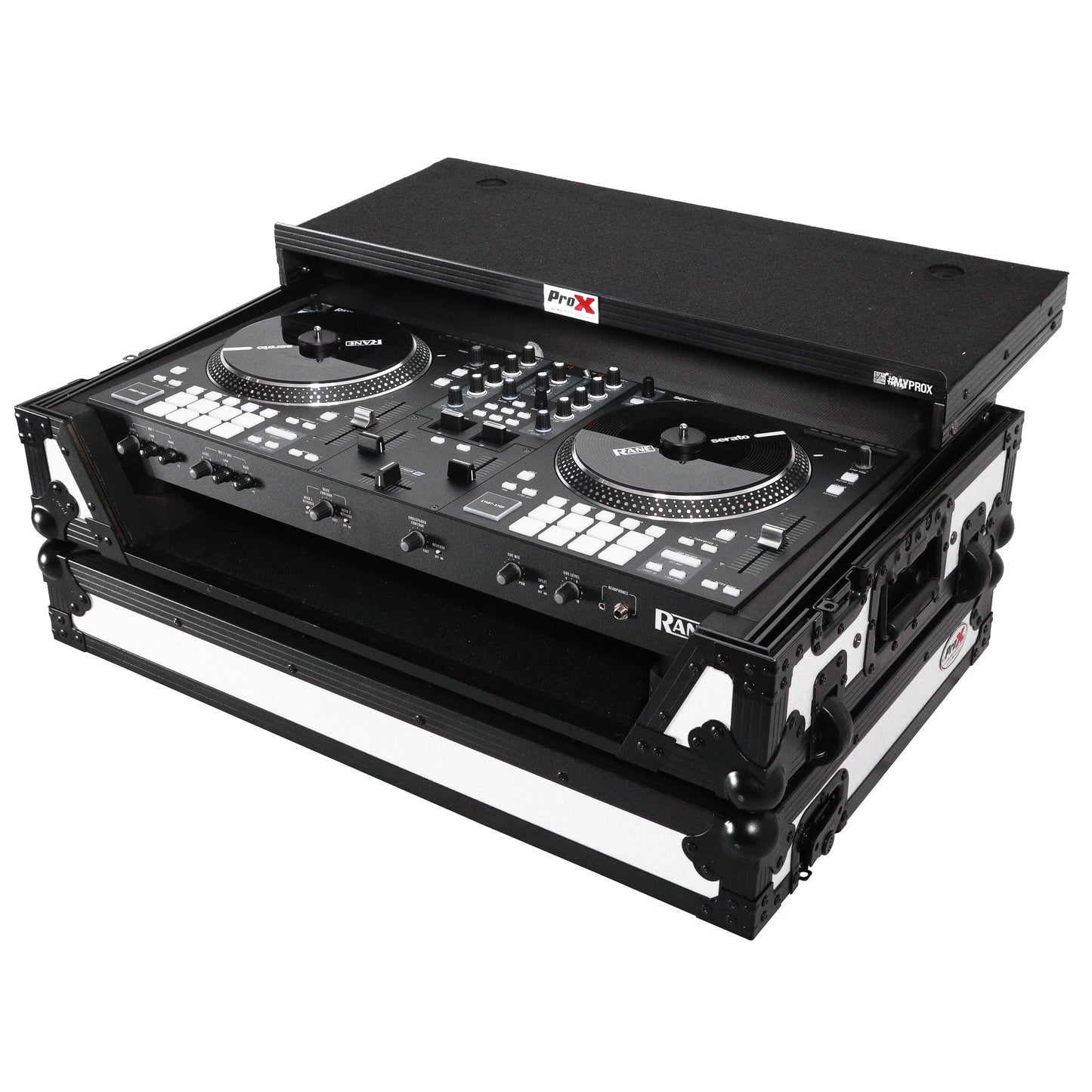 ProX XS-RANEONE WLT WH ATA Flight Case for Rane One DJ Controller - Black on White