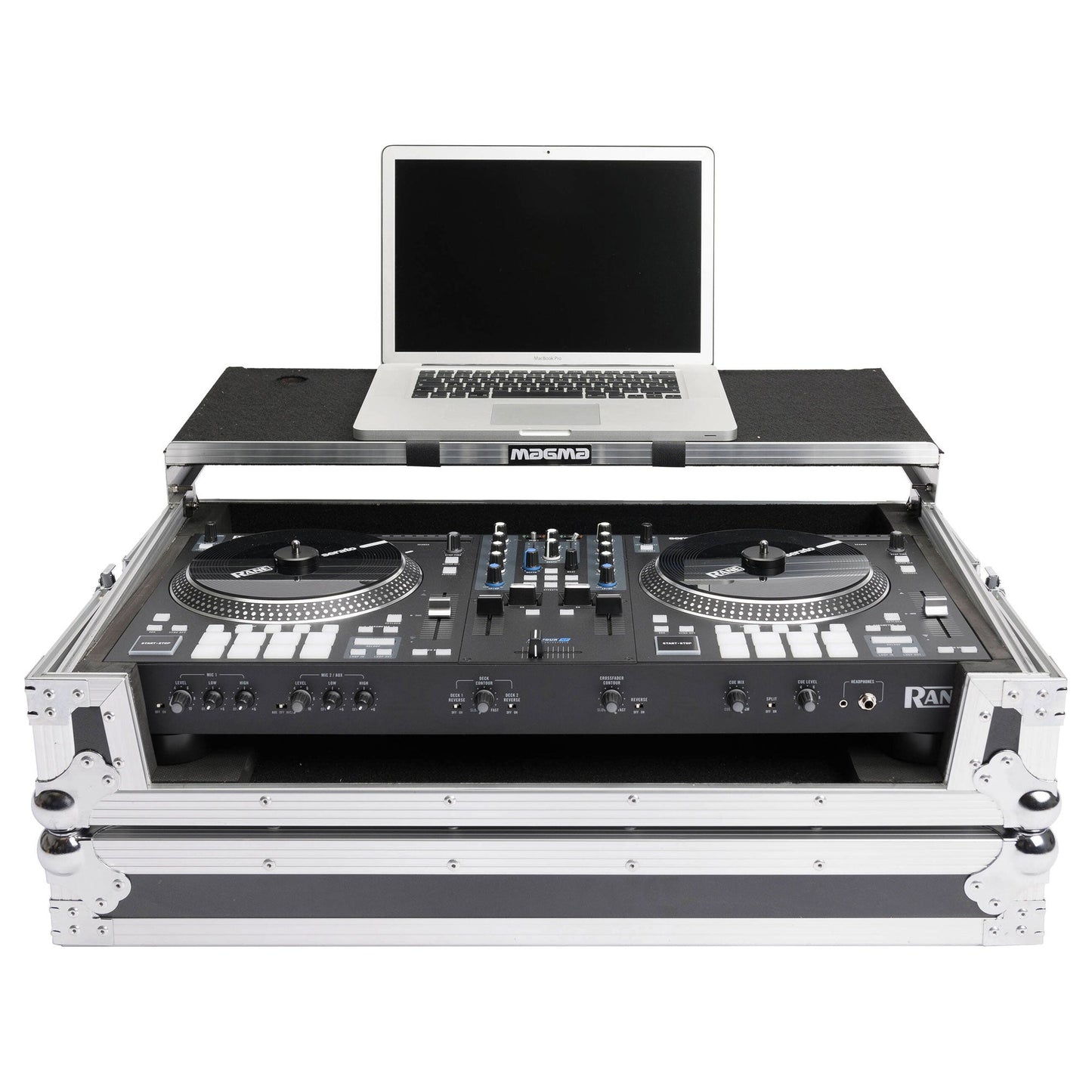 Magma Bags DJ Controller Workstation Road Case for Rane One (Black/Silver)