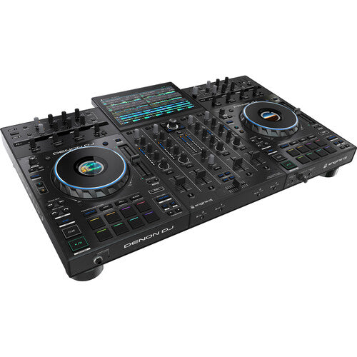 Denon DJ PRIME 4+ Standalone DJ Controller & Mixer with 4 Decks, Wi-Fi Music Streaming, Drop Sampler, 10.1" Touchscreen, Light Control, Internal FX (Open Box)