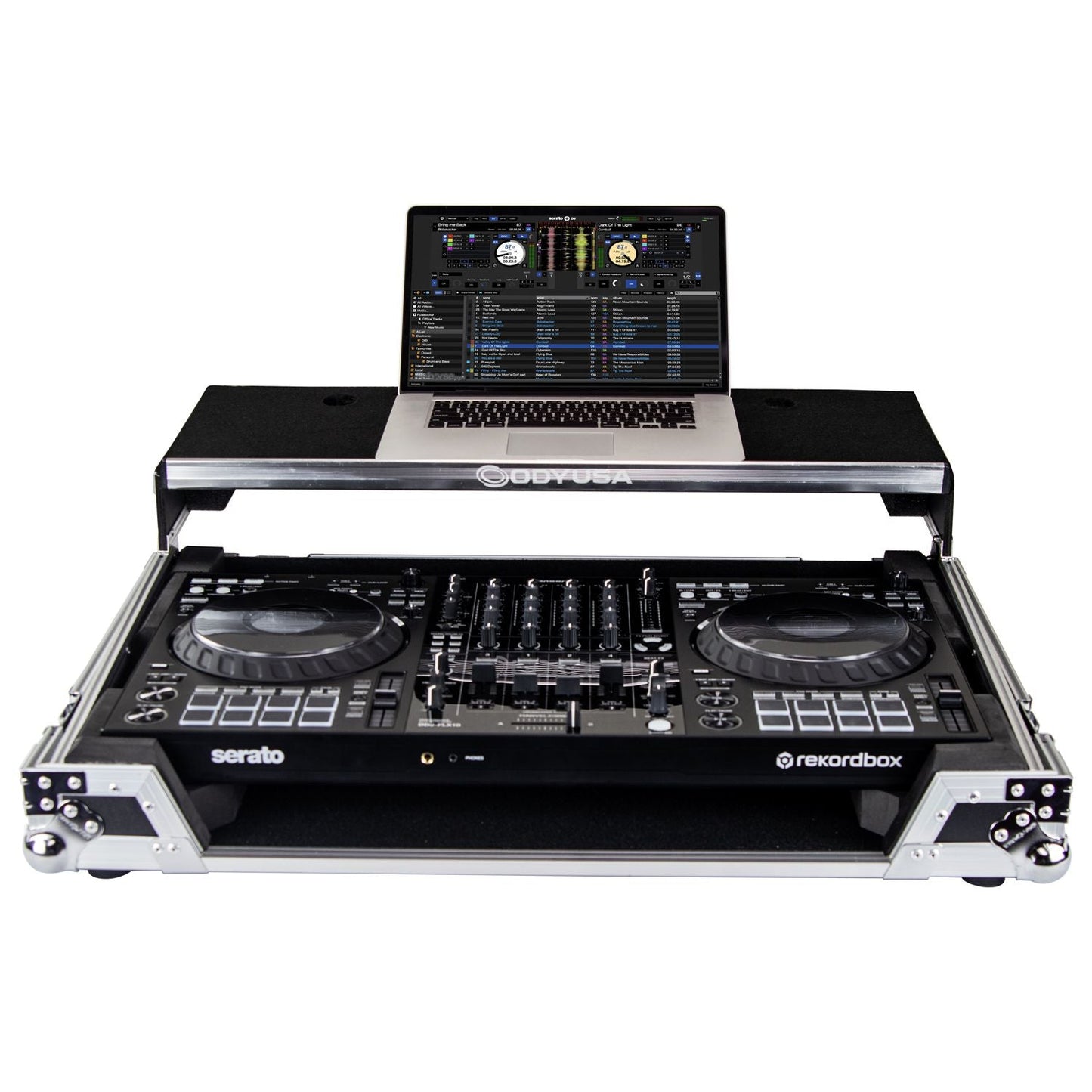 Odyssey FZGSFLX10WM DJ Flight Case with Glide Style Laptop Platform and Wheels for Pioneer DDJ-FLX10 (Open Box)