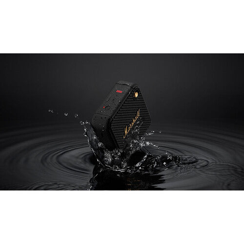 Marshall Willen Portable Bluetooth Speaker - Black & Brass
