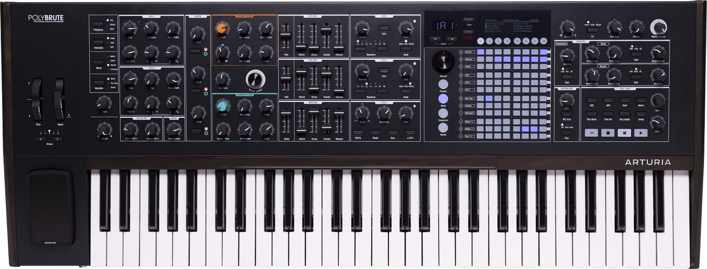 Arturia PolyBrute 6-Voice Polyphonic Morphing Analog Synthesizer - Noir, Limited Edition