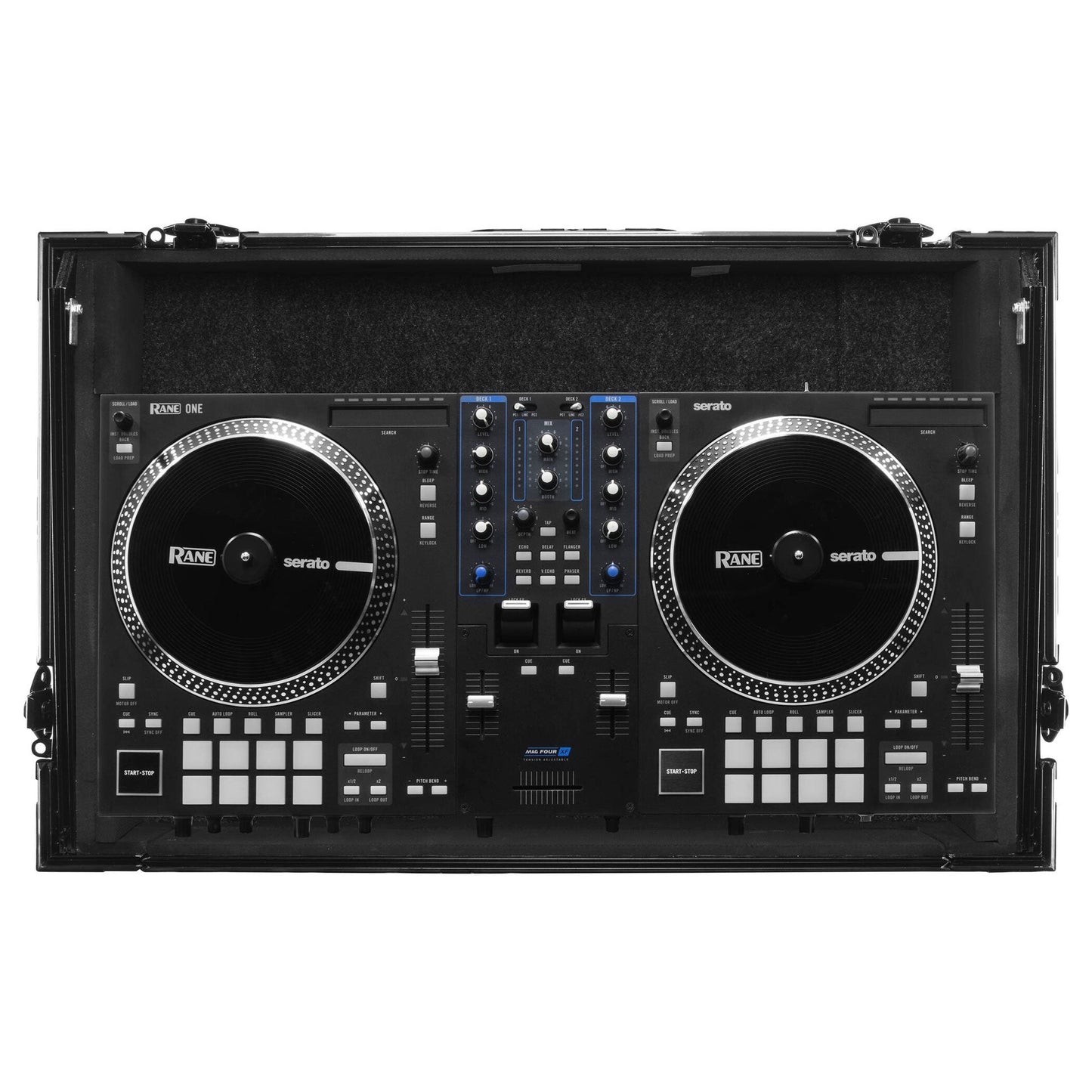 Odyssey Rane One Flight Case in Black with Patented Glide Platform and Corner Wheels (Open Box)