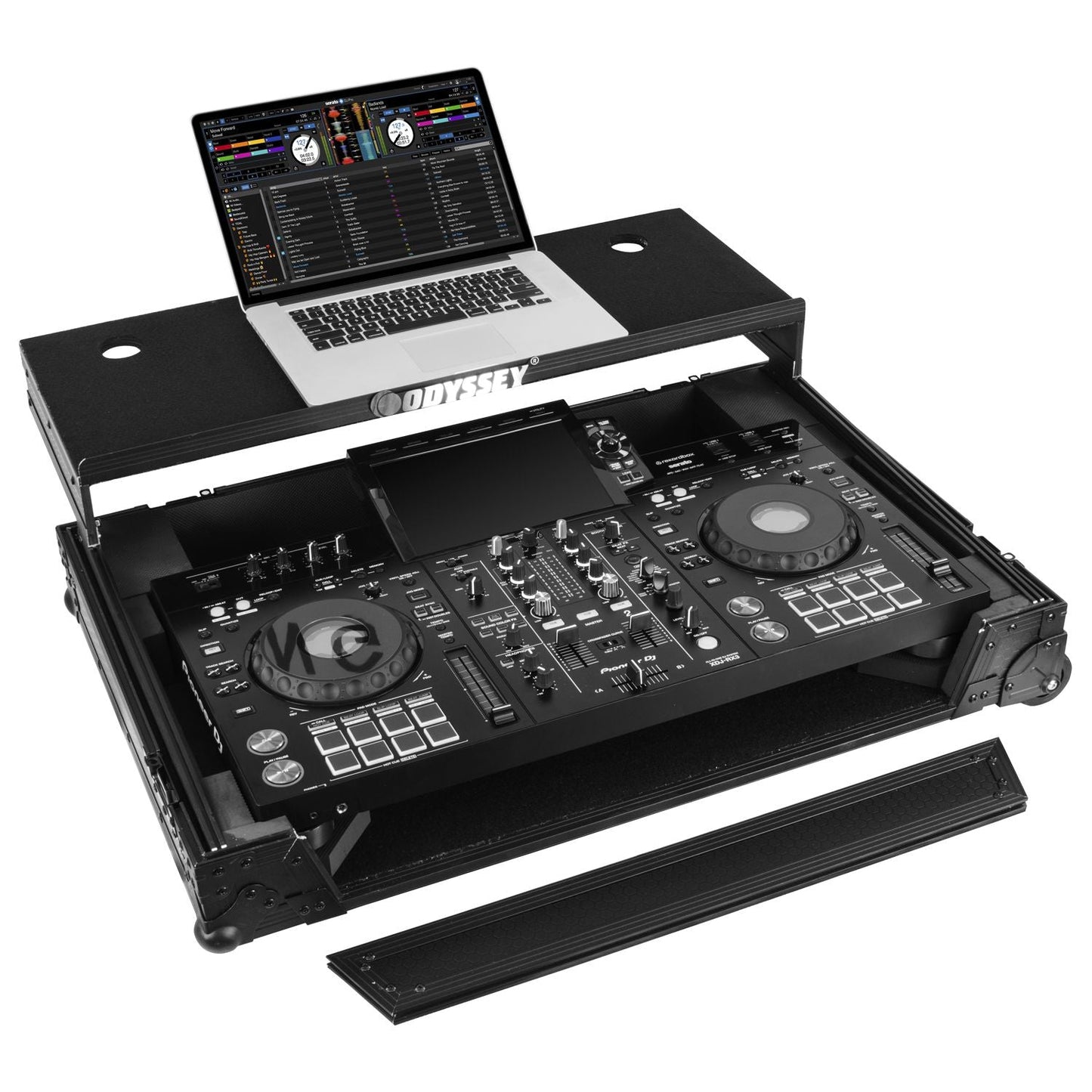 Odyssey Hexagon Industrial Board Case with Glide Platform for Pioneer XDJ-RX3