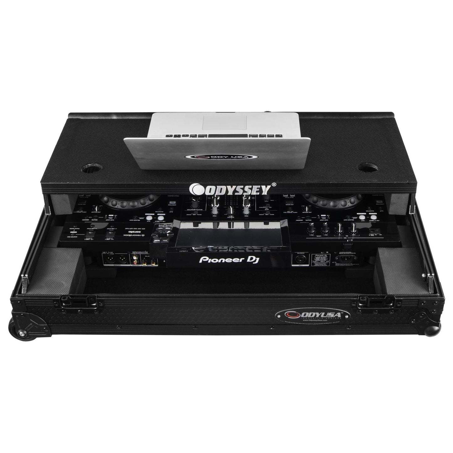 Odyssey Hexagon Industrial Board Case with Glide Platform for Pioneer XDJ-RX3