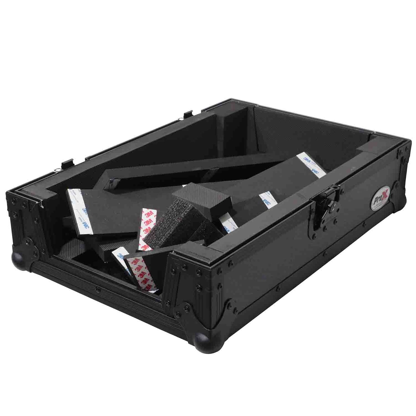 ProX XS-M11BL Universal Flight Case for Pioneer DJM-S11 and Rane SEVENTY / SEVENTY-TWO MKII Mixers (Black on Black)