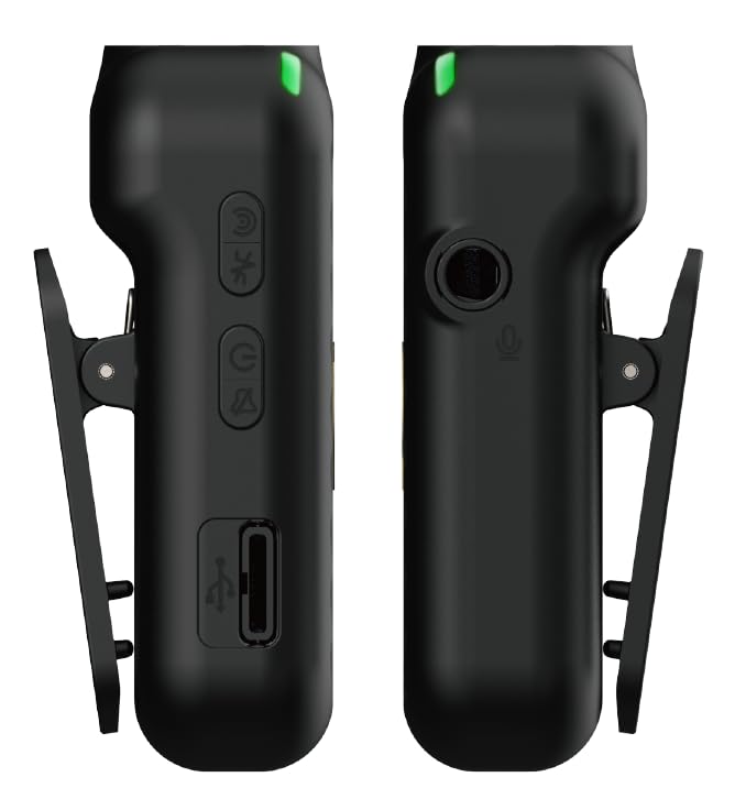 iCON Pro Audio AirMic Pro (2 TX + 1 RX + Charging Case) Wireless Lavalier Microphone (Black)