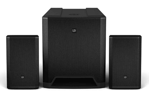 LD Systems DAVE 18 G4X Compact 2.1 4000W 18" Powered PA System with Bluetooth Streaming