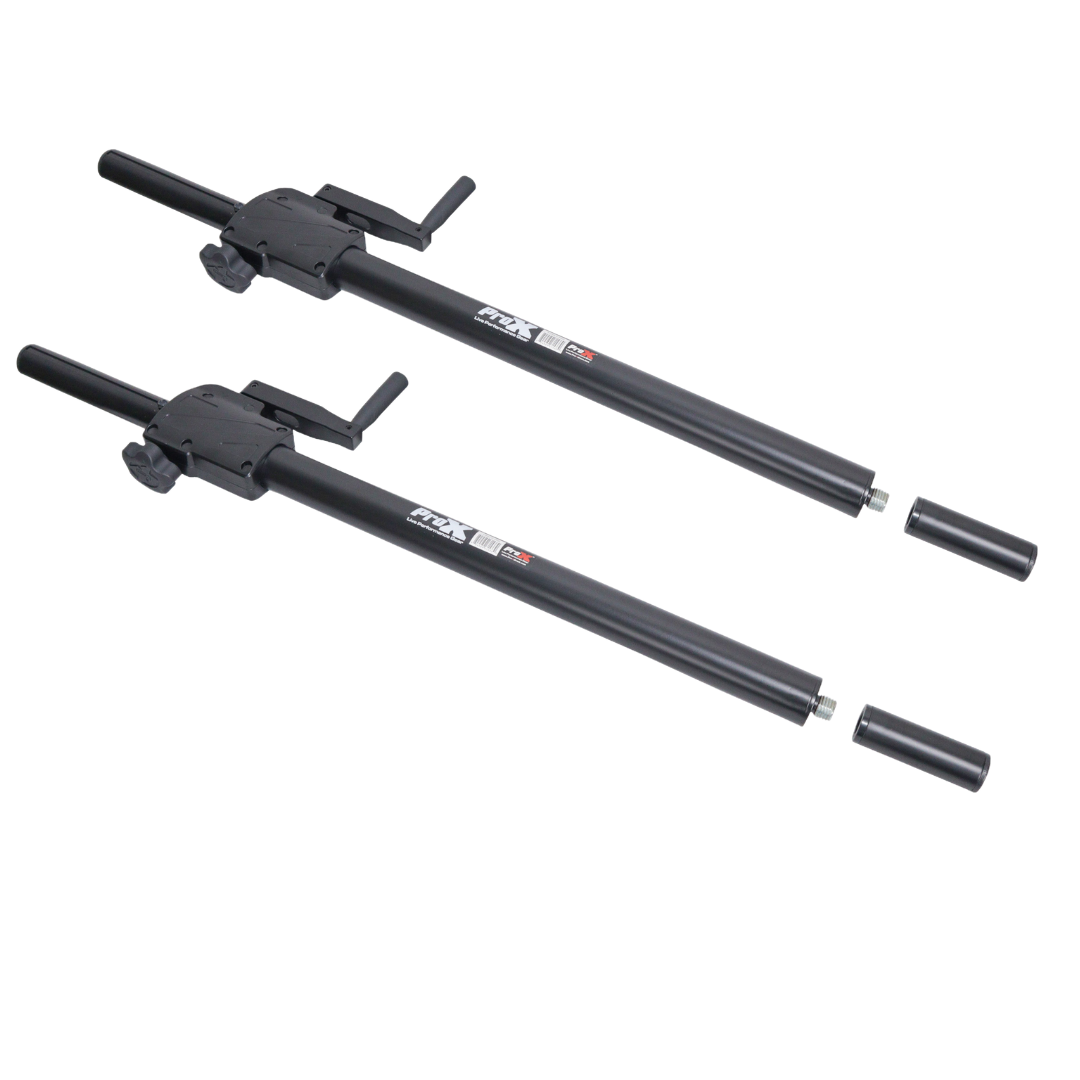 Prox T-SAACX2 PKG Dual Crank System Package Adjustable Speaker-Subwoofer Pole M20 1-3/8" Diameter - from 34"-52"