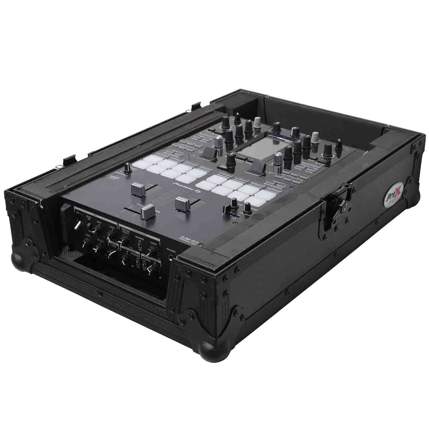 ProX XS-M11BL Universal Flight Case for Pioneer DJM-S11 and Rane SEVENTY / SEVENTY-TWO MKII Mixers (Black on Black)