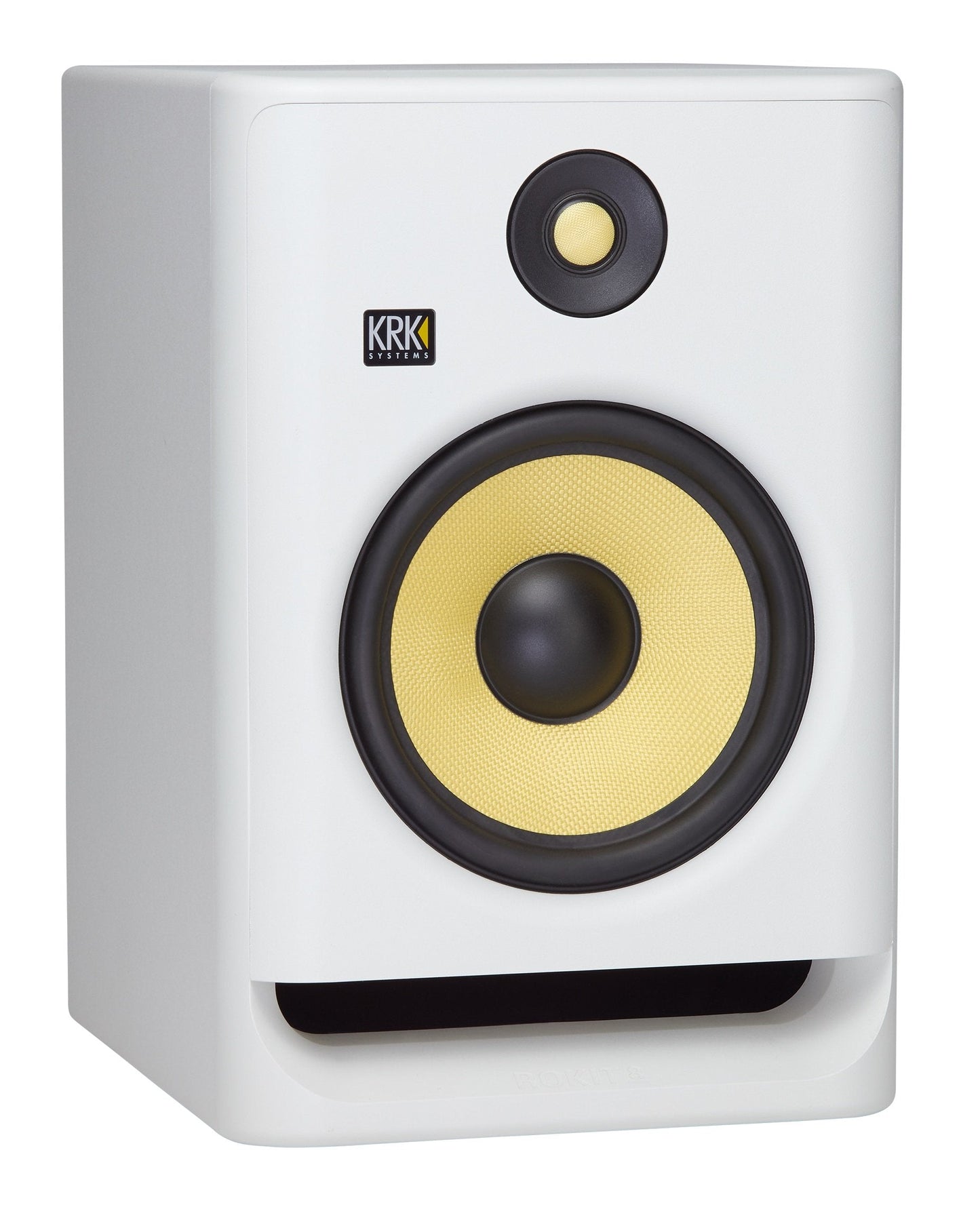 KRK ROKIT RP8 G4 Professional Bi-amp Studio Monitor (White Noise)