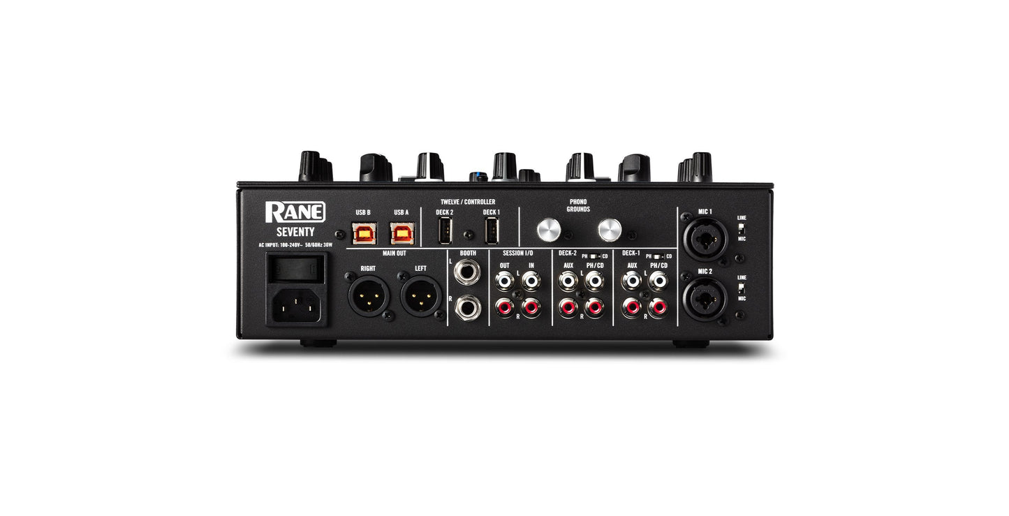Rane SEVENTY 2-Channel Solid Steel, Precision Performance Battle Mixer for Serato DJ