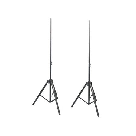 Odyssey Cases LTS2X2B New 8 Feet 2 Dual Speaker Stand Pack With Carrying Bag