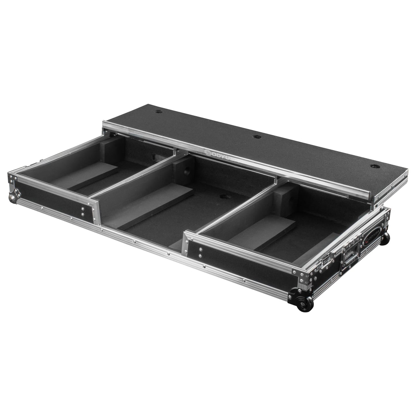 Odyssey Glide Style DJ Coffin Flight Case with Wheels for DJM-A9 and CDJ-3000 or Similar Size Gear