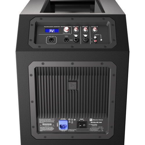 Electro-Voice EVOLVE 50 Portable 1000W Bluetooth-Enabled Subwoofer Black (Open Box)