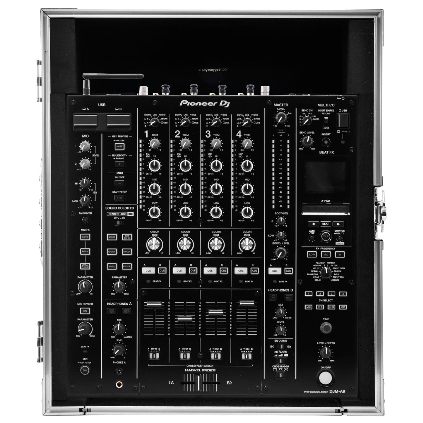 Odyssey FZDJMA9 DJ Flight Case for Pioneer DJ DJM-A9