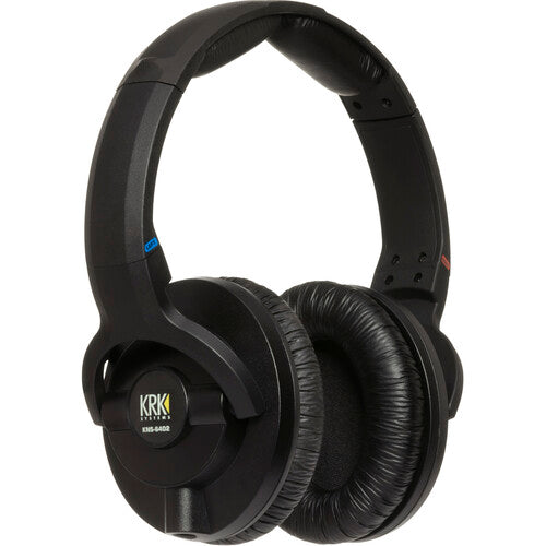 KRK KNS 6402 Studio Mixing/Mastering Headphones, Black (KNS-6402)