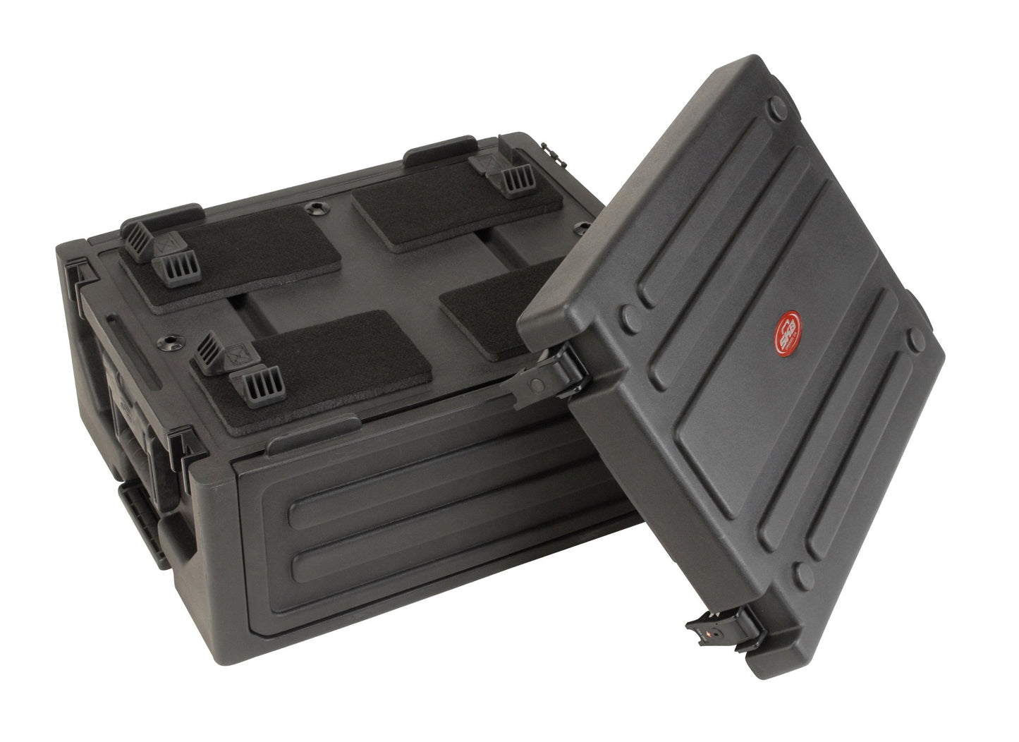 SKB Roto-Molded 4U Studio Flyer Rack Case (Black) (Open Box)