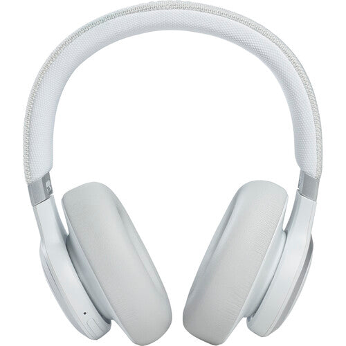 JBL Live 660NC Noise-Canceling Wireless Over-Ear Headphones (White)