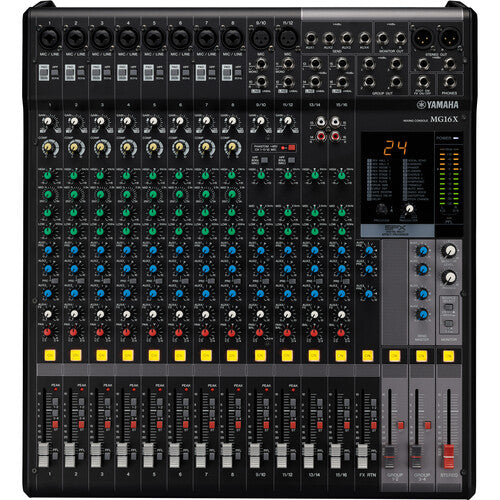 Yamaha MG16X 16-Input 4-Bus Mixer with Built-In FX
