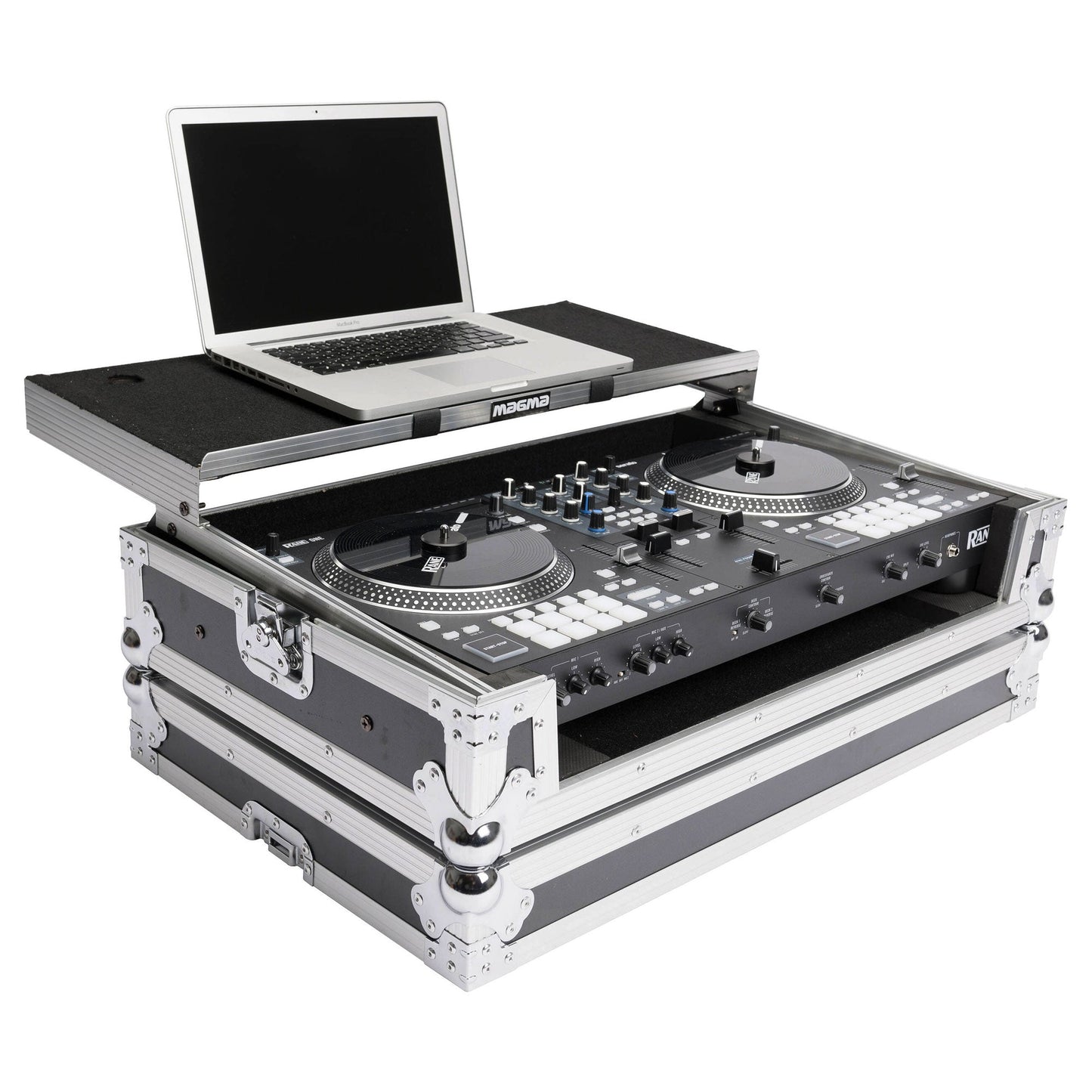 Magma Bags DJ Controller Workstation Road Case for Rane One (Black/Silver)