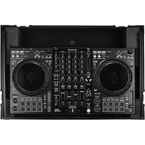 Pioneer DJ DDJ-FLX10 + Odyssey 810GSFLX10M I-Board Flight Case with Glide Style Laptop Platform and Wheels