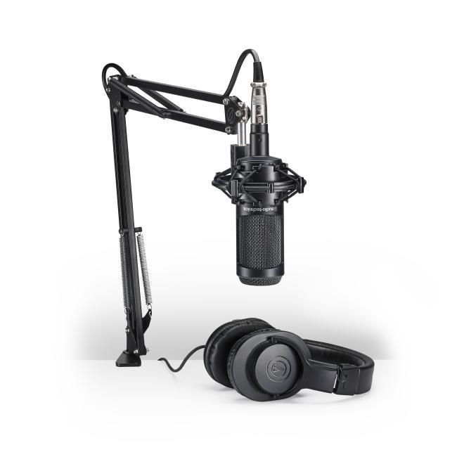Audio Technica AT2035PK Streaming/Podcasting Pack + Icon Mobile Q Interface + Lunch Box