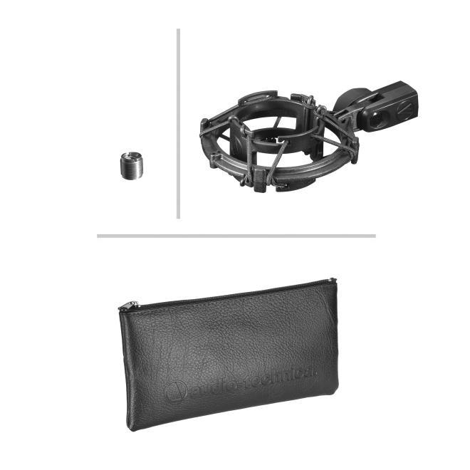 Audio Technica AT2035PK Streaming/Podcasting Pack + Icon Mobile Q Interface + Lunch Box