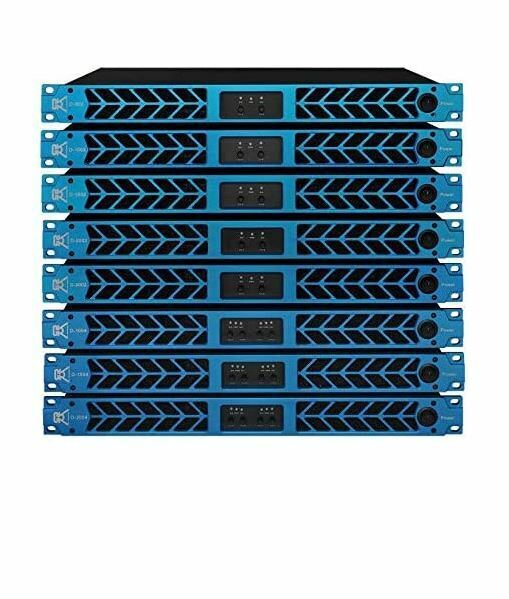 CVR D-2004 Series 1U Professional Power Amplifier 2000W x 4 (Blue) 8Ω